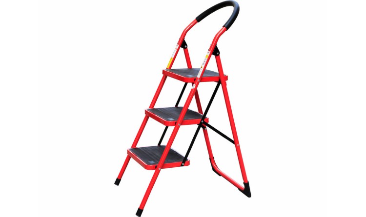 Extol Premium 8849031 Schůdky skládací ocelové, 3 stupně