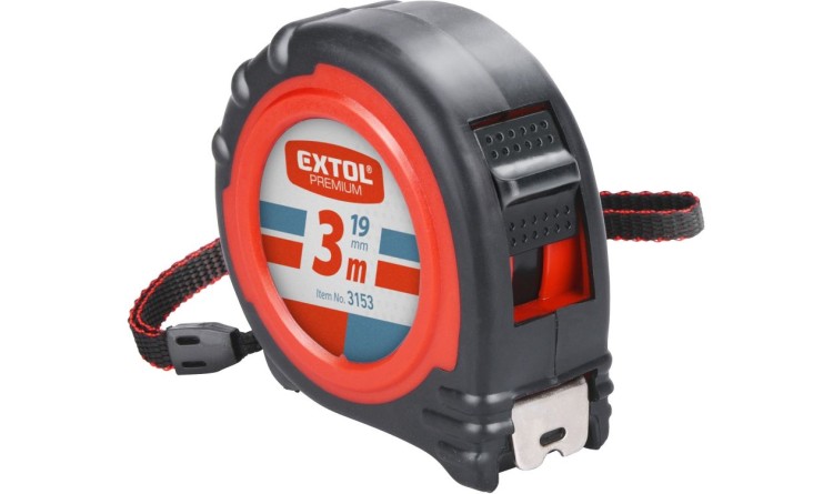Extol Premium 3153 metr svinovací, 3m, š. pásku 19mm