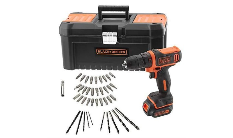 Black and Decker BDCDD121KA-QW Aku vrtačka bez příklepu 10,8 V+ sada (40ks)