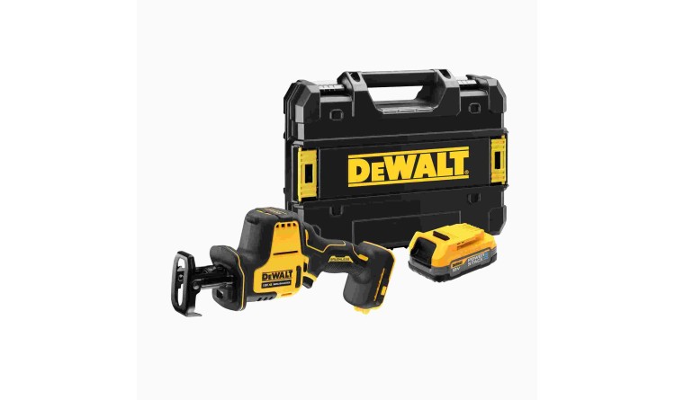 DeWALT DCS369E1T-XJ Pila mečová bezuhlíková 18V 1x 1,7h akumulátor,bez nabíječky