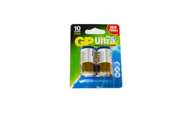 Emos B1731 Baterie alkalická GP Ultra Plus LR14 (C) blistr 2ks