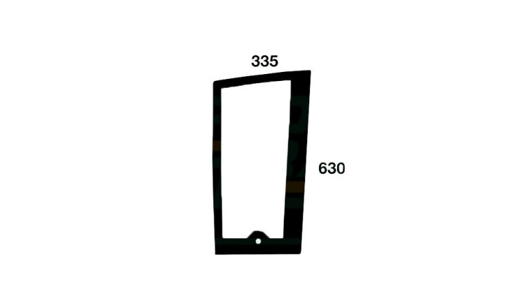 Sklo přední malé levé Mc 935527
