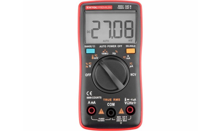 Extol Premium 8831254 Multimetr digitální s automatickou volbou rozsahů