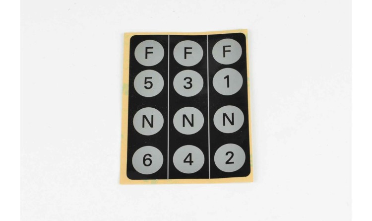 Štítek 1-6  P F 19419916