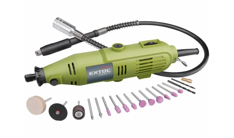 Extol Craft 404116 Bruska přímá s ohebným nástavcem, 130