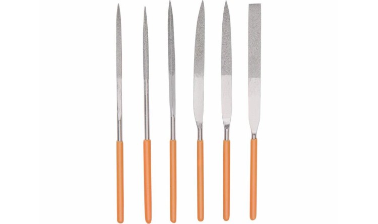 Extol 8803806 Pilníky diamantové jehlové, sada 6ks, 160mm
