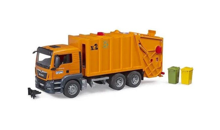 Bruder 3760 MAN TGS Popelářský vůz