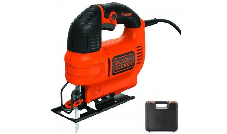 BLACK&DECKER KS701PEK Pila přímočará 520W s regulací otáček vč. kufru