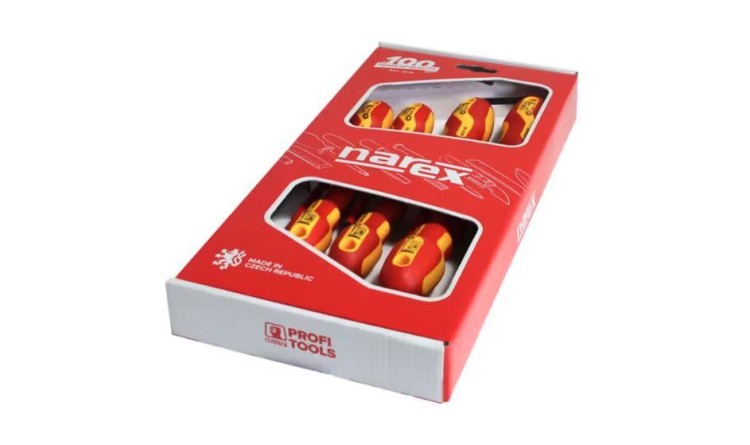 NAREX 855102 Sada šroubováků 7ks PL/PH/PZ SLIM 1000V S LINE