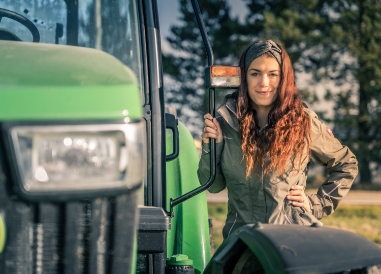 První John Deere na farmě Eko Farm Lipno 