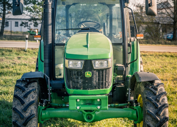 První John Deere na farmě Eko Farm Lipno 