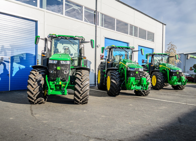 Agrozet testovací flotila John Deere