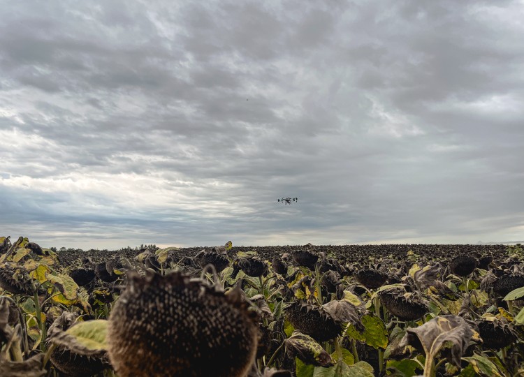 Aplikační drony DJI s Agrozetem poprvé v akci