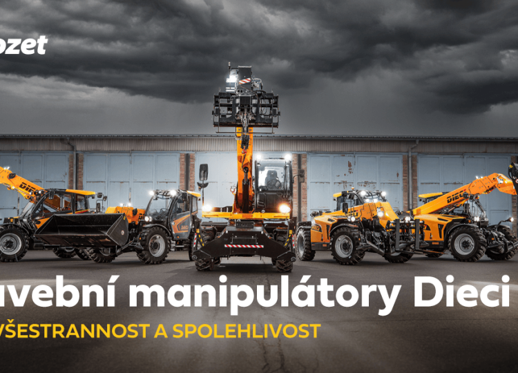 Stavební manipulátory Dieci – síla, všestrannost a spolehlivost