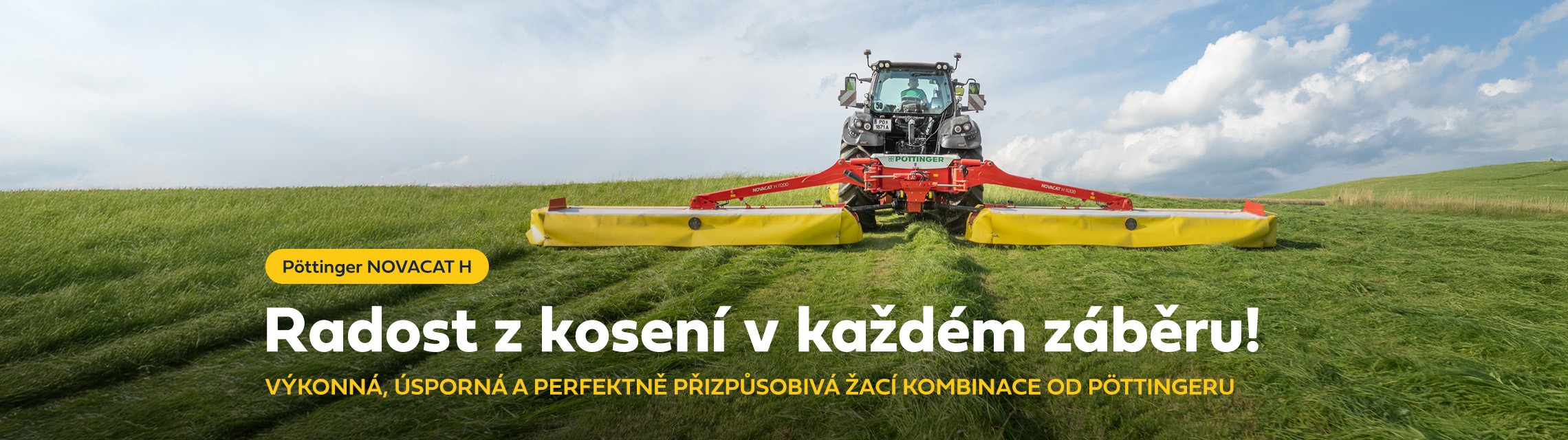 Pöttinger NOVACAT H – Nová dimenze žacích kombinací