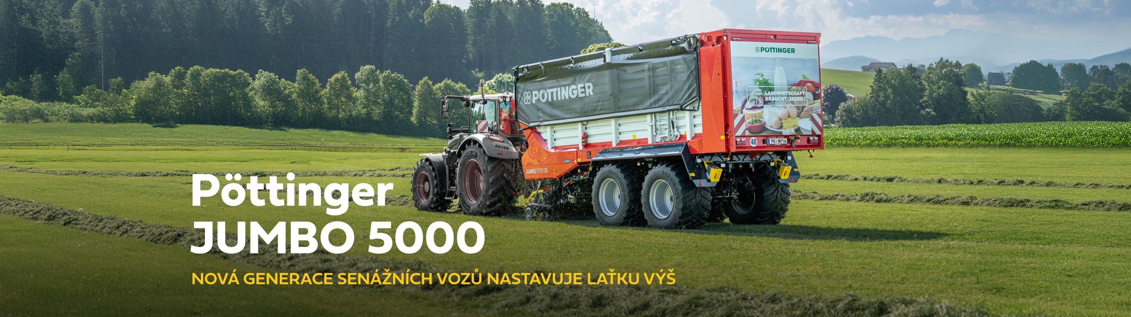 Pöttinger JUMBO 5000: Nová generace senážních vozů nastavuje laťku výš