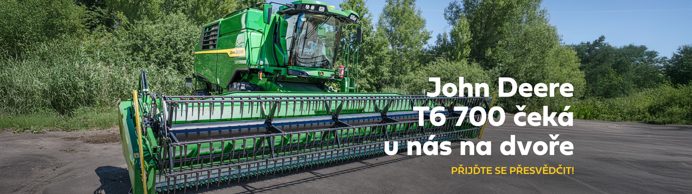 John Deere T6 700 – výkonný a inteligentní kombajn pro moderní sklizeň