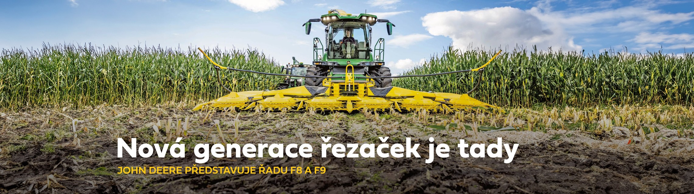 Nová generace řezaček je tady: John Deere představuje řadu F8 a F9