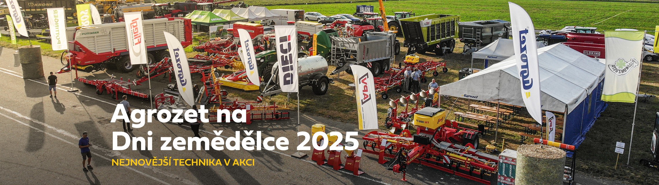 Agrozet na Dni zemědělce 2025 – nejnovější technika v akci
