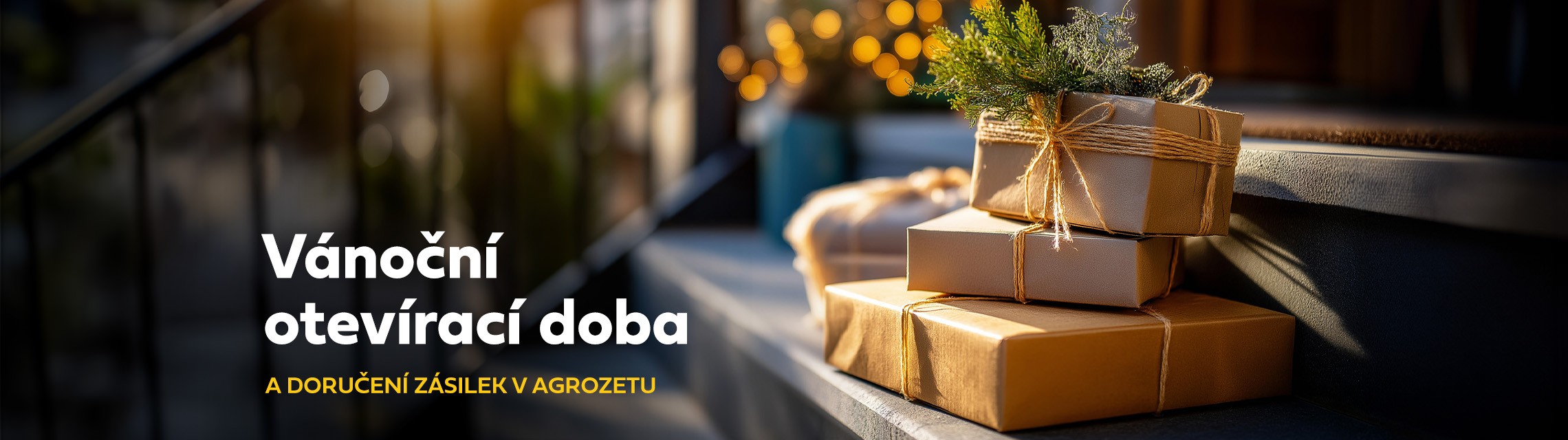 Vánoční otevírací doba a doručení zásilek v Agrozetu