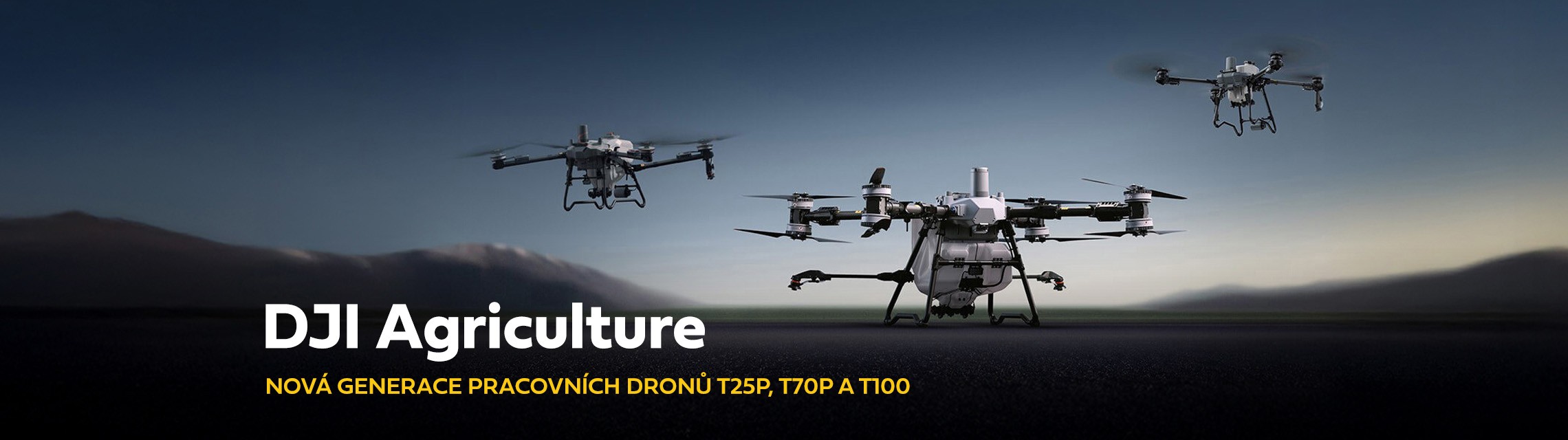 DJI Agriculture na Agritechnice 2025: Nová generace pracovních dronů T25P, T70P a T100
