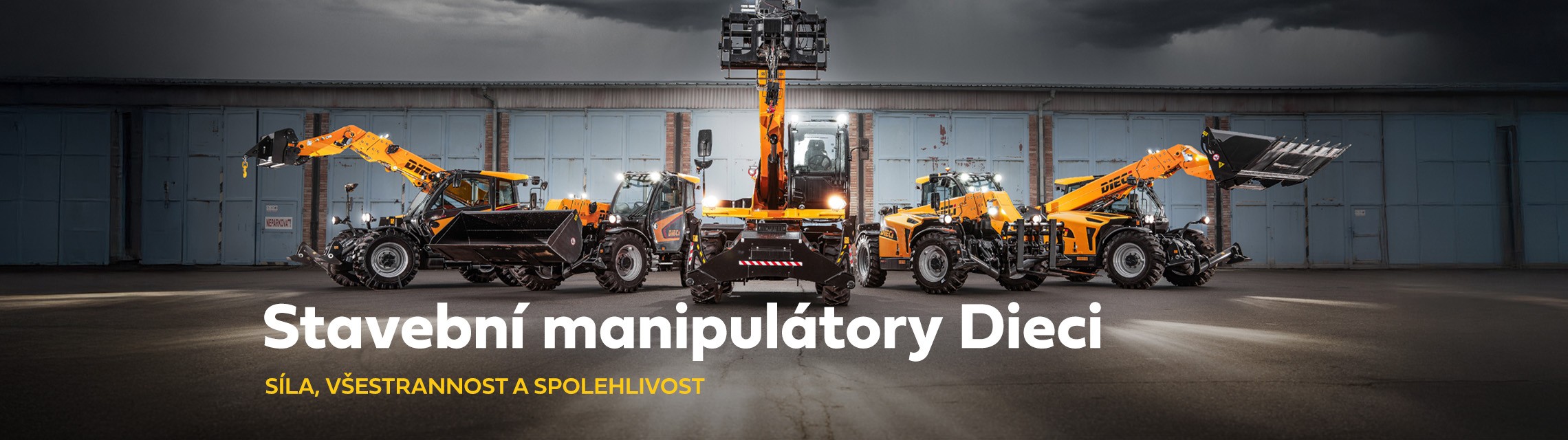 Stavební manipulátory Dieci – síla, všestrannost a spolehlivost