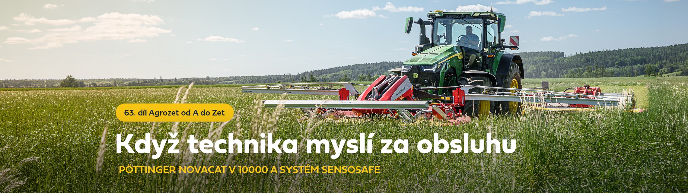  PÖTTINGER NOVACAT V 10000 a systém SensoSafe | 63. díl Agrozet od A do Zet